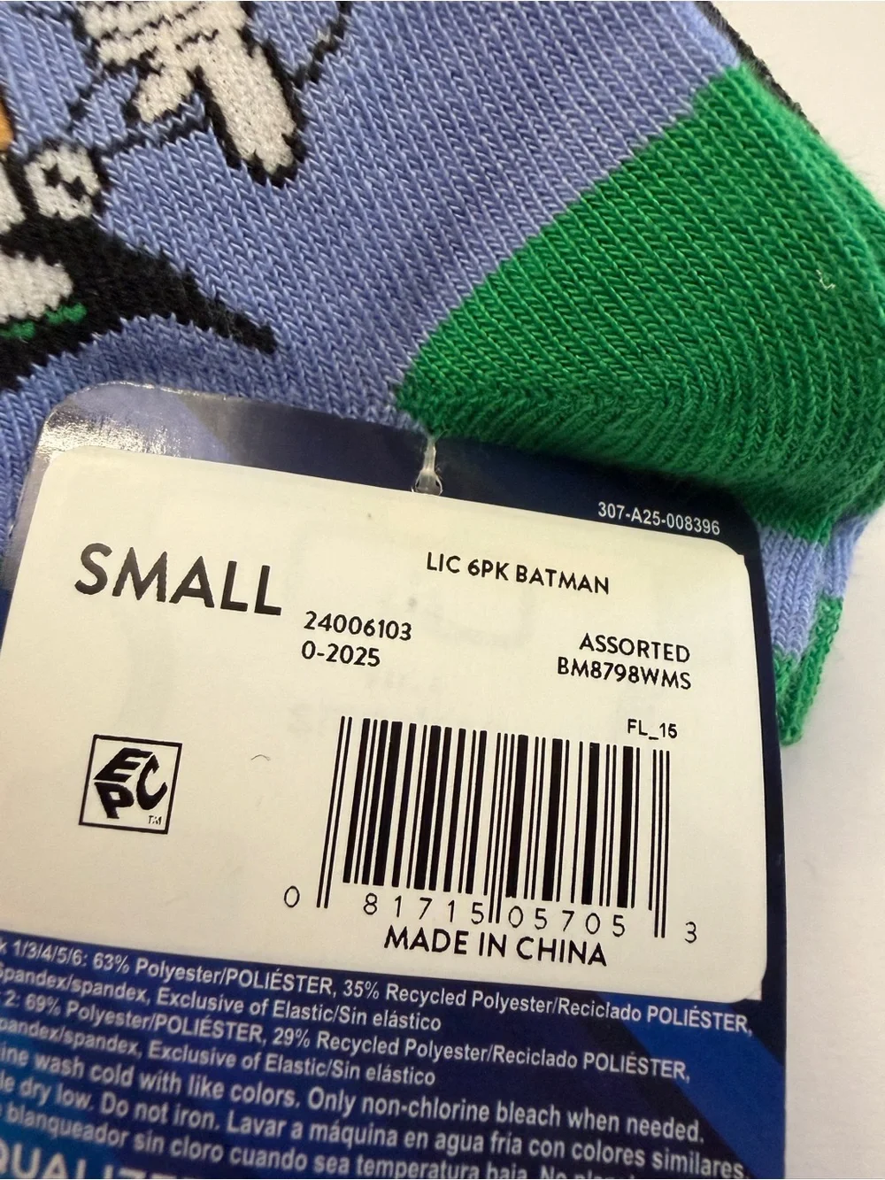 DC Marvel Kids Ankle Socks size Small/Child (4.5-8.5)
